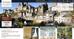 Desktop Screenshot of hotel-teyssier.com